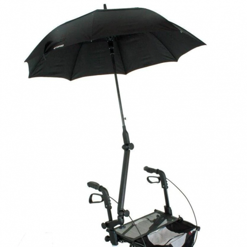 Topro Schirm mit Multifunktionsarm schwarz