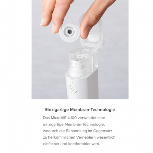 Inhalationsgerät Omron MicroAir U100_filtertechnologie