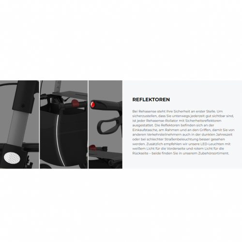 Rehasense Athlon HD Carbon-Rollator bis 200kg_detailbild_reflektoren