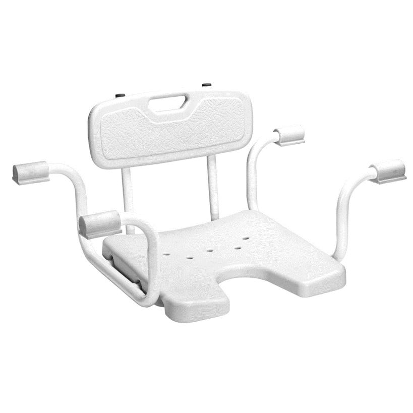 Russka Aluminium-Badewannensitz mit Rückenlehne - scherervital Ihr online  Sanitätshaus